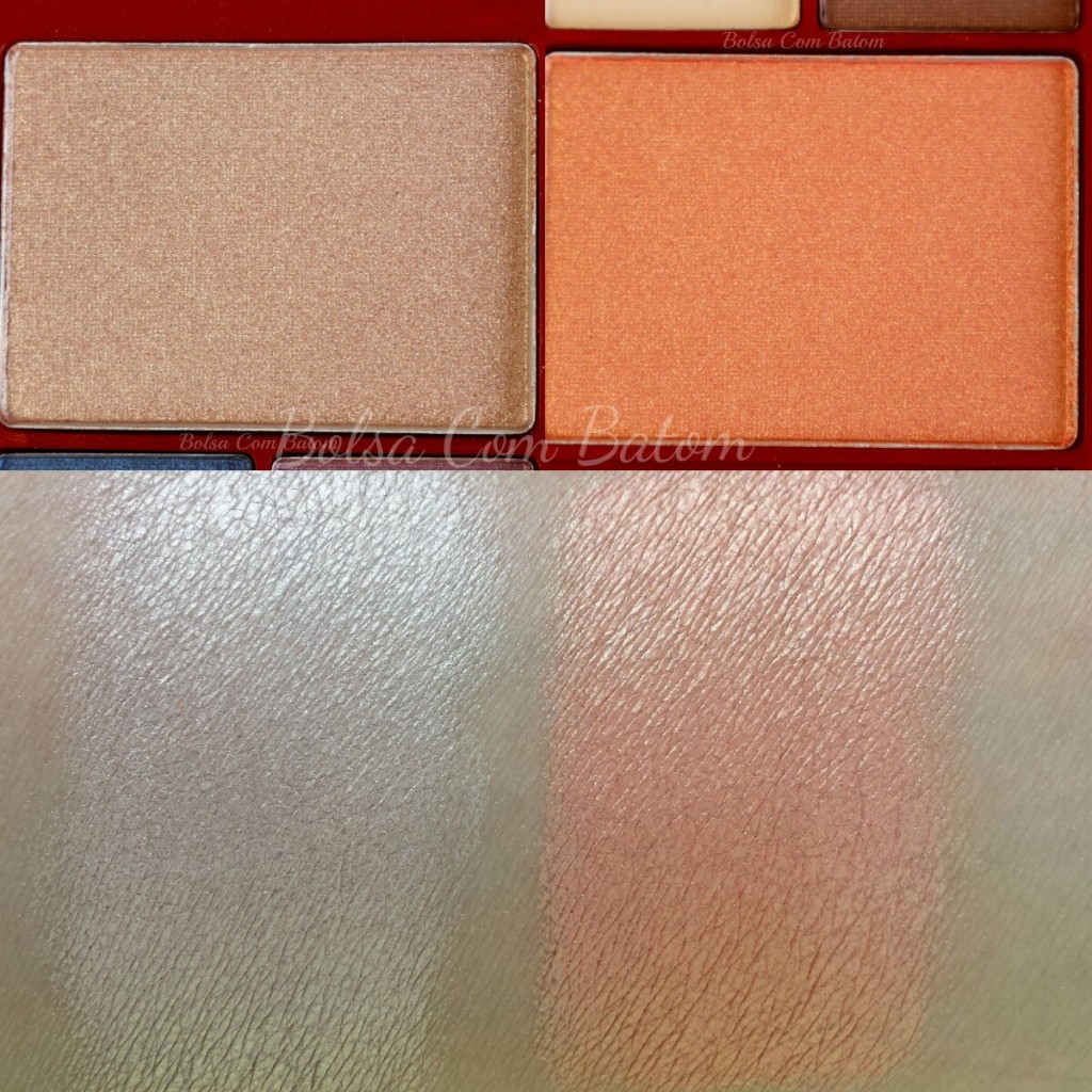 Swatches dos Blushes