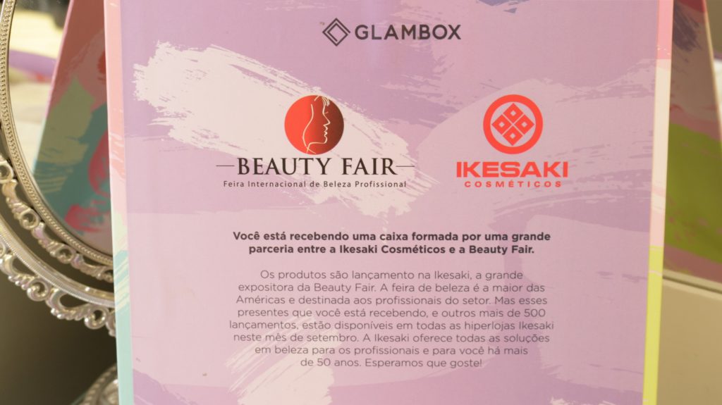 Amei!! Obrigada! Glambox, Beauty Fair e Ikesaki